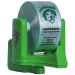 Suporte de Parede Verde Com 1075 Saquinhos Higiênicos Cata Caca